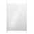 Craft + Main Flex™ 60" x 36" x 96" Glue Up Shower Wall Kit - Subway Tile - White - FLX603696-WS