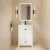 Craft + Main Jaxon 24" Vanity Cabinet with Single Hole Vitreous China Sink - White - JXWVT2435DS