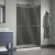 Craft + Main Lagoon® 5/16 Frameless Double Roller Shower Doors 48" x 76" Clear - Gun Metal Grey - LGDR4876-CL-GMG Craft + Main Lagoon® 5/16 Frameless Double Roller Shower Doors 48" x 76" Clear - Gun Metal Grey - LGDR4876-CL-GMG