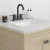 Craft + Main 25" x 22" Calacatta Bianco Quartz Vanity Top with White Rectangular Sink Bowl - 4" Centerset - QZ25224CBR