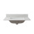 Craft + Main 31" x 22" Calacatta Bianco Quartz Vanity Top with White Rectangular Sink Bowl - 4" Centerset - QZ31224CBR