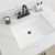Craft + Main 31" x 22" Calacatta Bianco Quartz Vanity Top with White Rectangular Sink Bowl - 4" Centerset - QZ31224CBR