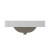 Craft + Main 31" x 22" Calacatta Bianco Quartz Vanity Top with White Rectangular Sink Bowl - 4" Centerset - QZ31224CBR