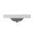 Craft + Main 37" x 22" Carrara Vita Quartz Vanity Top with White Rectangular Sink Bowl - 8" Widespread - QZ37228CVR