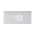 Foremost 49" x 22" Carrara Vita Quartz Vanity Top with White Rectangular Sink Bowl - 8" Widespread - QZ49228CVR