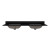 Craft + Main 61" x 22" Black Galaxy Quartz Vanity Top with 2 White Rectangular Sink Bowls, 8" Widespread - QZ61228BGR