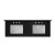 Craft + Main 61" x 22" Black Galaxy Quartz Vanity Top with 2 White Rectangular Sink Bowls, 8" Widespread - QZ61228BGR
