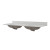 Craft + Main 61" x 22" Calacatta Bianco Quartz Vanity Top with 2 White Rectangular Sink Bowls, 8" Widespread - QZ61228CBR