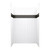 Craft + Main Reflections Subway Tile Glue Up Shower Wall Panel 60" x 36" x 96" with Cestrum Color Accent - RFL603696-CSS