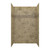 Craft + Main Reflections  Tile Glue Up Shower Wall Panel with Hexagon Accent Panel with Stone Sierra Accent Panel - 60" x 36" x 96" - RFL603696-SSS