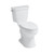 Craft + Main Easley Flush Guard 1.28 GPF Plus Height Elongated Complete 2-Piece Toilet, White - TL-5800AFH-EW