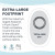 Craft + Main Easley Flush Guard 0.8 GPF Ultra Eff Plus Height Elongated Complete 2-Piece Toilet, White - TL-5800AFHV-EW