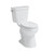 Craft + Main Easley Flush Guard 1.28 GPF Round Complete 2-Piece Toilet, White - TL-5800AF-RW