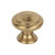 Top Knobs Dome 1 1/8" Diameter Mushroom Knob, Honey Bronze - M1565