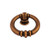 Top Knobs Newton Ring 1 5/8" Length Round Knob, Old English Copper - M220