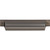Top Knobs Channing 5" Center to Center Cup/Bin Pull, Ash Gray - TK774AG