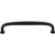 Top Knobs Charlotte 6" Center to Center Bar Pull, Flat Black - M1683