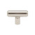 Top Knobs Clarence 2" Length Bar Knob, Polished Nickel - TK3111PN