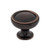 Top Knobs Emboss 1 1/4" Diameter Round Knob, Tuscan Bronze - M1670