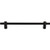 Top Knobs Dempsey 12" Center to Center Bar Pull, Flat Black - TK3258BLK