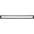 Top Knobs Hollin Backplate 12" Center to Center, Flat Black - TK929BLK
