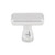 Top Knobs Kingsbridge 1 3/8" Length Rectangle Knob, Polished Chrome - TK850PC