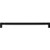 Top Knobs Langston Pull 12" (c-c) - Flat Black - TK3226BLK