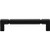 Top Knobs Langston 5 1/16" Center to Center Bar Pull, Flat Black - TK3222BLK