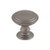 Top Knobs Reeded 1 1/2" Diameter Round Knob, Ash Gray - TK321AG