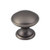 Top Knobs Rounded 1 1/4" Diameter Round Knob, Ash Gray - M2170