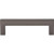Top Knobs Square Bar Pull 3 3/4" (c-c) - Ash Gray - M2158
