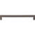 Top Knobs Square Bar 8 13/16" Center to Center Bar Pull, Ash Gray - M2152