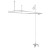 Cheviot Exposed Tub & Shower Riser Faucet With Hand Shower With Curtain Frame 24 X 54 - Chrome - 5174-CH