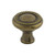 Top Knobs Swirl Cut 1 1/4" Diameter Round Knob, German Bronze - M330