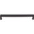 Top Knobs Square Appliance Pull 18" Center to Center, Flat Black - TK165BLK