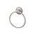 Top Knobs Edwardian Bath Ring - Beaded Backplate, Antique Pewter - ED5APA
