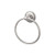 Top Knobs Edwardian Bath Ring - Plain Backplate, Antique Pewter - ED5APD