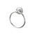 Top Knobs Edwardian Bath Ring - Beaded Backplate, Brushed Satin Nickel - ED5BSNA