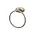 Top Knobs Edwardian Bath Ring - Oval Backplate, German Bronze - ED5GBZC