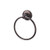 Top Knobs Edwardian Bath Ring - Oil Rubbed Bronze - Beaded Backplate - ED5ORBA
