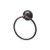 Top Knobs Edwardian Bath Ring - Ribbon Backplate, Oil Rubbed Bronze - ED5ORBE