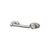 Top Knobs Edwardian Bath Tissue Holder - Antique Pewter - Oval Backplate - ED3APC