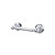 Top Knobs Edwardian Bath Tissue Holder - Hex Backplate, Polished Chrome - ED3PCB