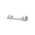 Top Knobs Edwardian Bath Tissue Holder - Polished Chrome - Plain Backplate - ED3PCD