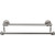 Top Knobs Edwardian Bath 18" Double Towel Bar - Antique Pewter - Plain Backplate - ED7APD