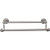 Top Knobs Edwardian Bath 18" Double Towel Bar - Rope Backplate, Antique Pewter - ED7APF