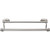 Top Knobs Edwardian Bath 18" Double Towel Bar - Brushed Satin Nickel - Oval Backplate - ED7BSNC