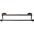 Top Knobs Edwardian Bath 18" Double Towel Bar - Oil Rubbed Bronze - Oval Backplate - ED7ORBC