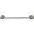 Top Knobs Edwardian Bath 18" Single Towel Bar - Antique Pewter - Rope Backplate - ED6APF