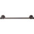 Top Knobs Edwardian Bath 18" Single Towel Bar - Oil Rubbed Bronze - Hex Backplate - ED6ORBB